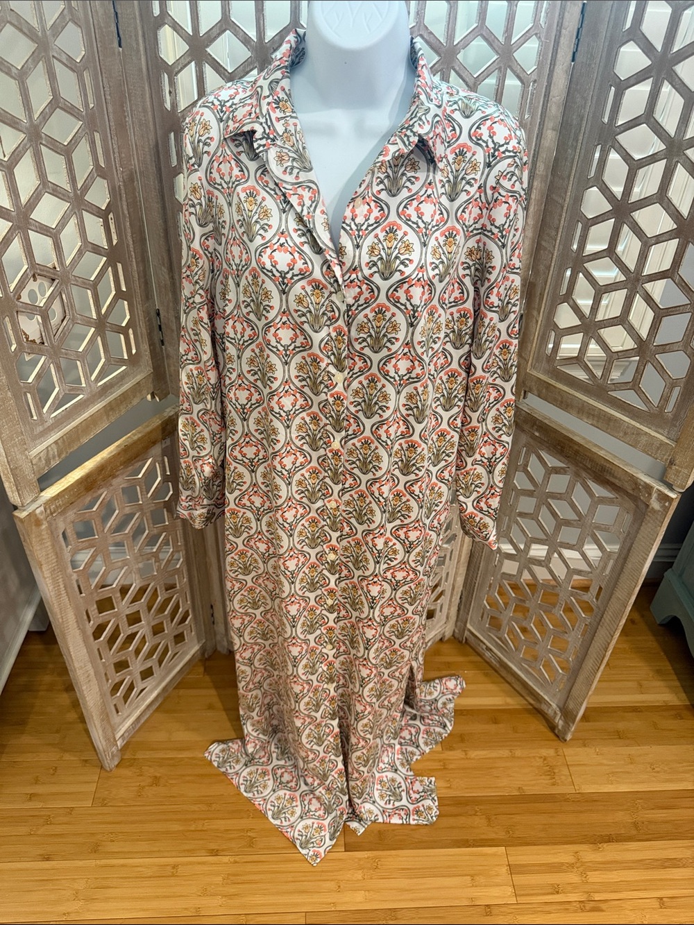 Loft Tuilerie Midi Shirtdress For Whisper White size 10 - Picture 5 of 8